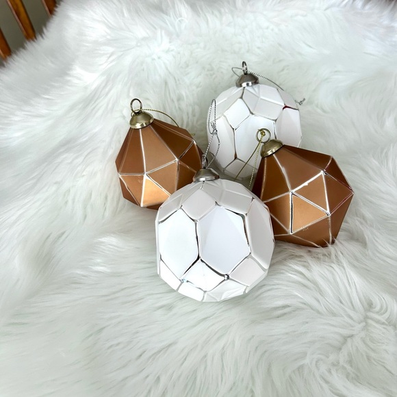 Large Geometric Glass Ornaments - Picture 10 of 11